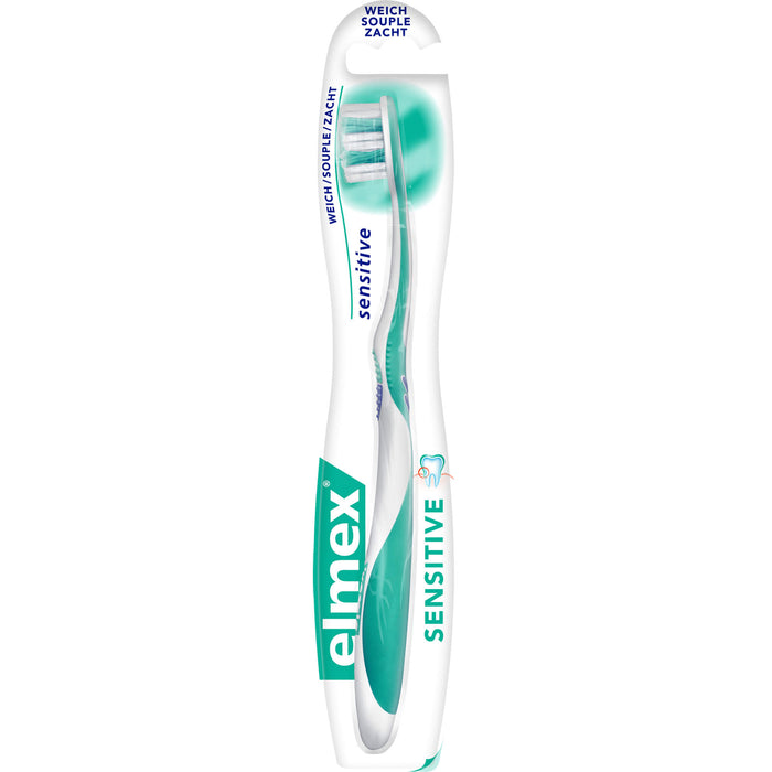 elmex sensitive weiche Zahnbürste mit weichen Borsten, 1 pcs. Toothbrush