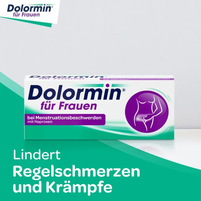 Dolormin für Frauen Tabletten bei Menstruationsbeschwerden, 20 pcs. Tablets