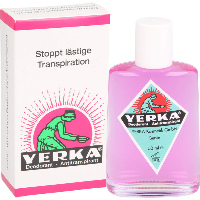 YERKA Deodorant Antitranspirant, 50 ml Solution