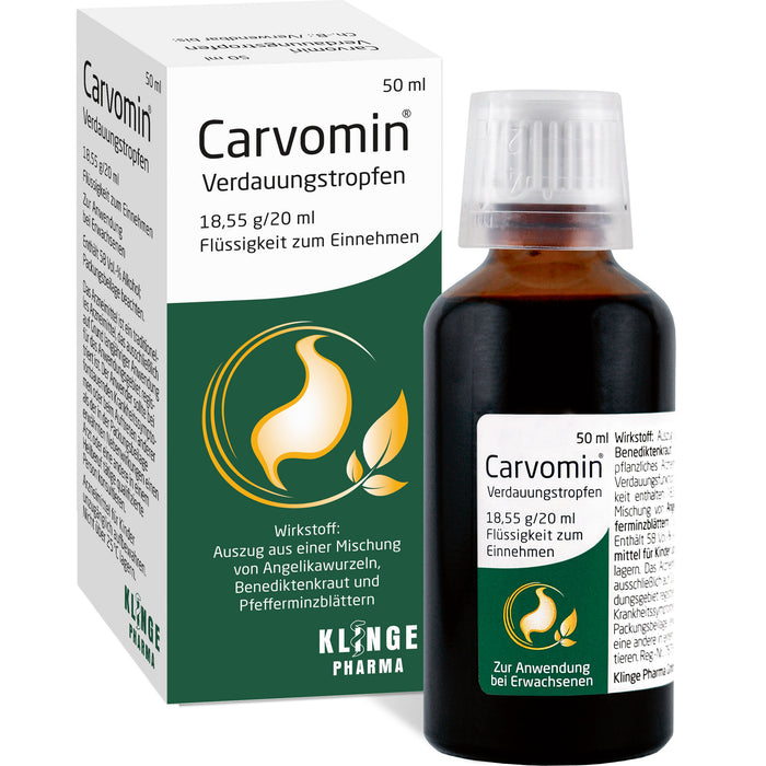 Carvomin Verdauungstropfen, 50 ml Solution