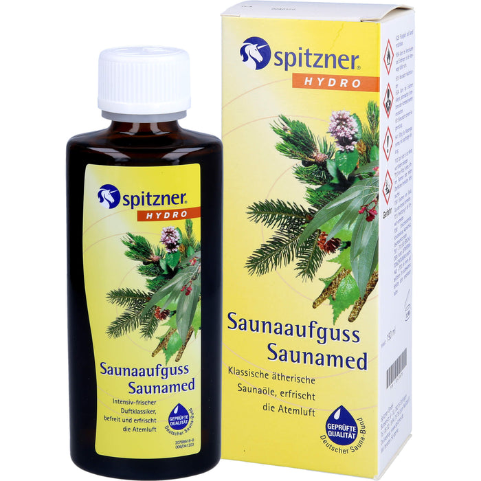 Spitzner Saunaaufguss Saunamed Hydro, 190 ml Concentré