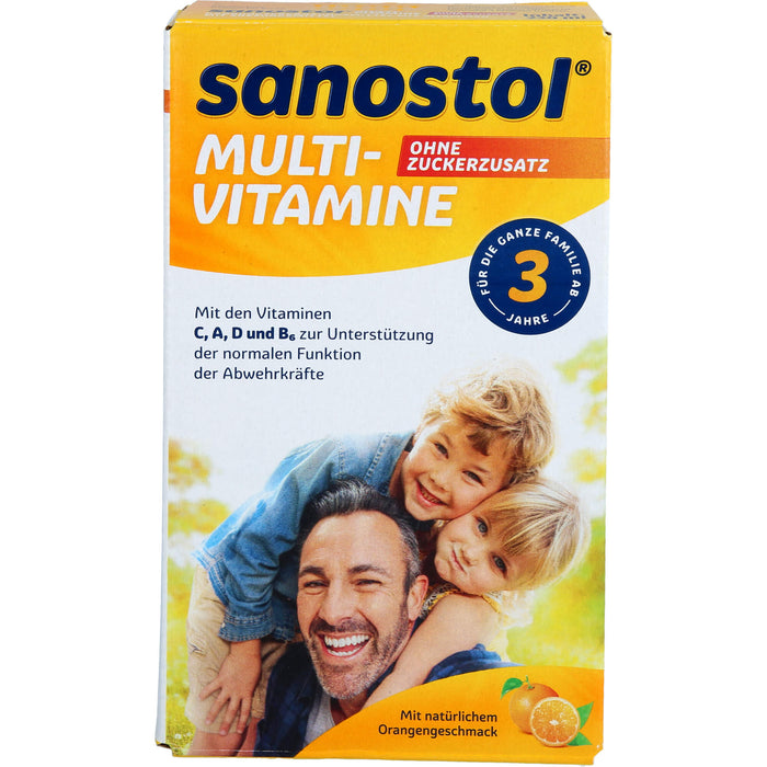 sanostol Multi-Vitamine ohne Zuckerzusatz Saft, 230 ml Lösung