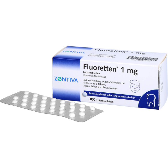 Fluoretten  1 mg, 300 pc Tablettes