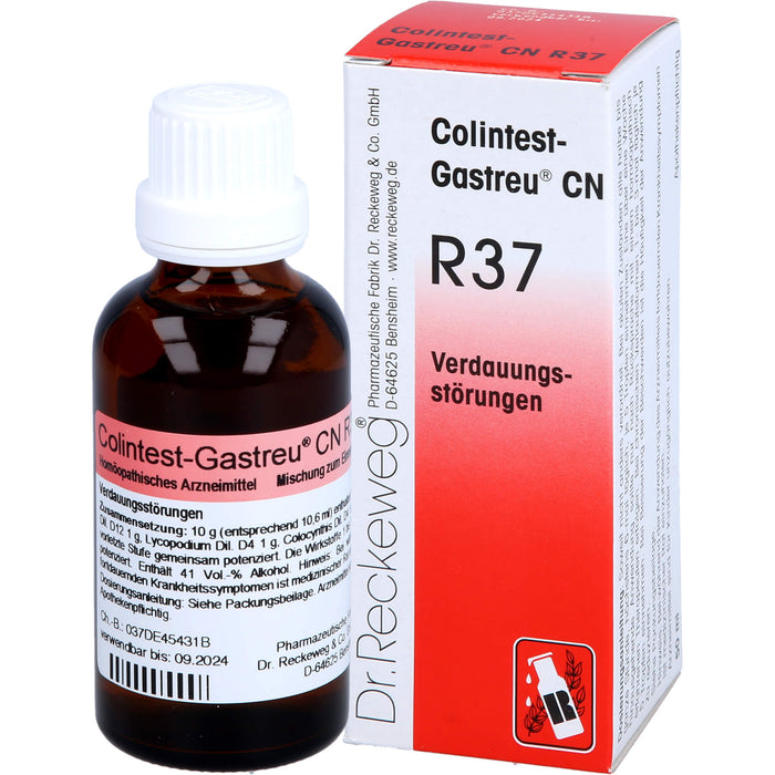 Dr. Reckeweg Colintest-Gastreu CN R37 Tropfen bei Verdauungsstörungen, 50 ml Solution