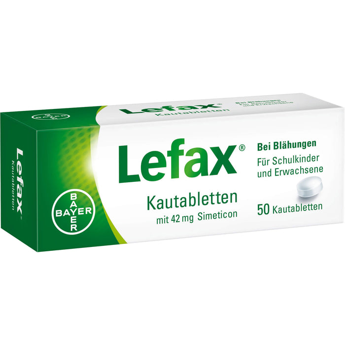 Lefax Kautabletten bei Blähungen, 50 pc Tablettes