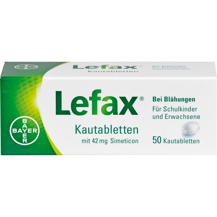 Lefax Kautabletten bei Blähungen, 50 pc Tablettes