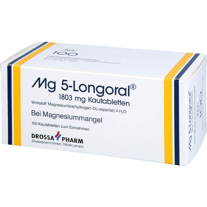 Mg 5-Longoral 1803 mg Kautabletten bei Magnesiummangel, 100 pcs. Tablets