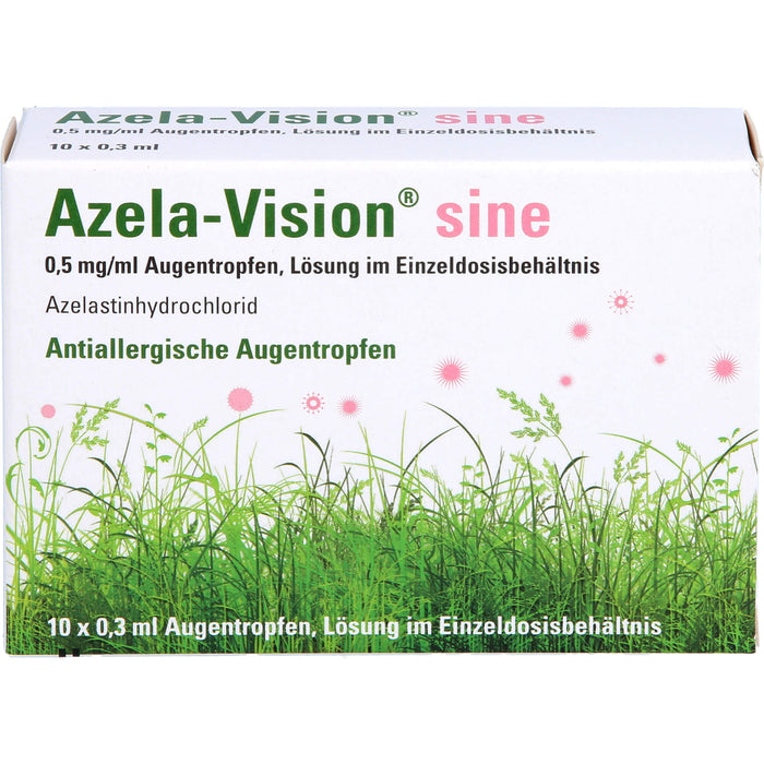 Azela-Vision sine Augentropfen Einzeldosisbehältnis, 10 pc Ampoules
