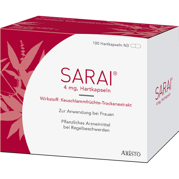Sarai Hartkapseln bei Regelbeschwerden, 100 St. Kapseln