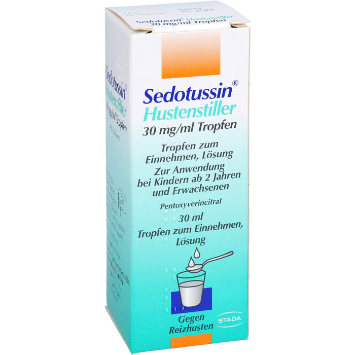 Sedotussin Hustenstiller Tropfen gegen Reizhusten, 30 ml Lösung
