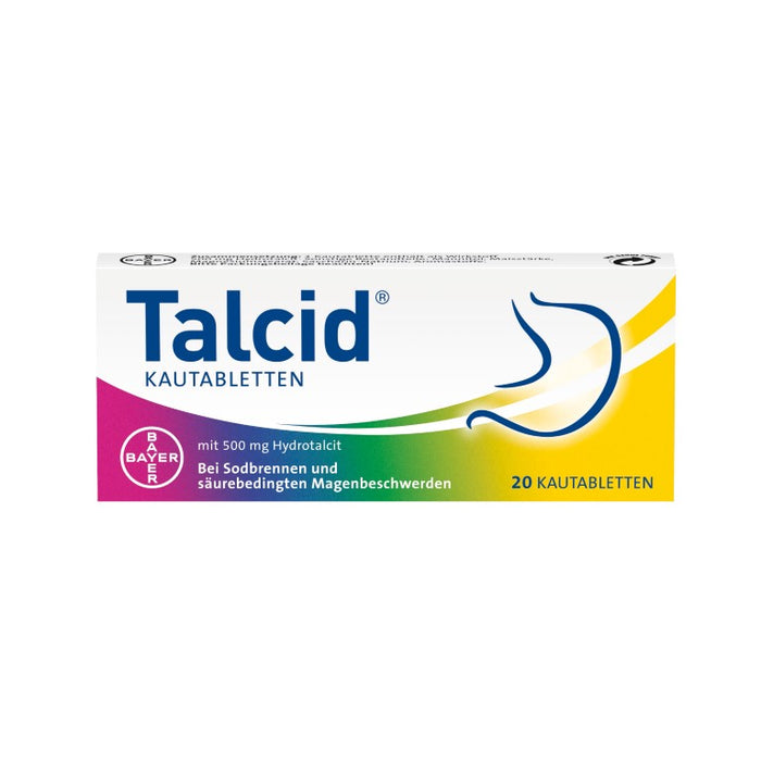 Talcid Kautabletten, 20 pc Tablettes