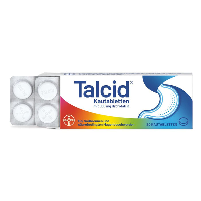 Talcid Kautabletten, 20 St. Tabletten