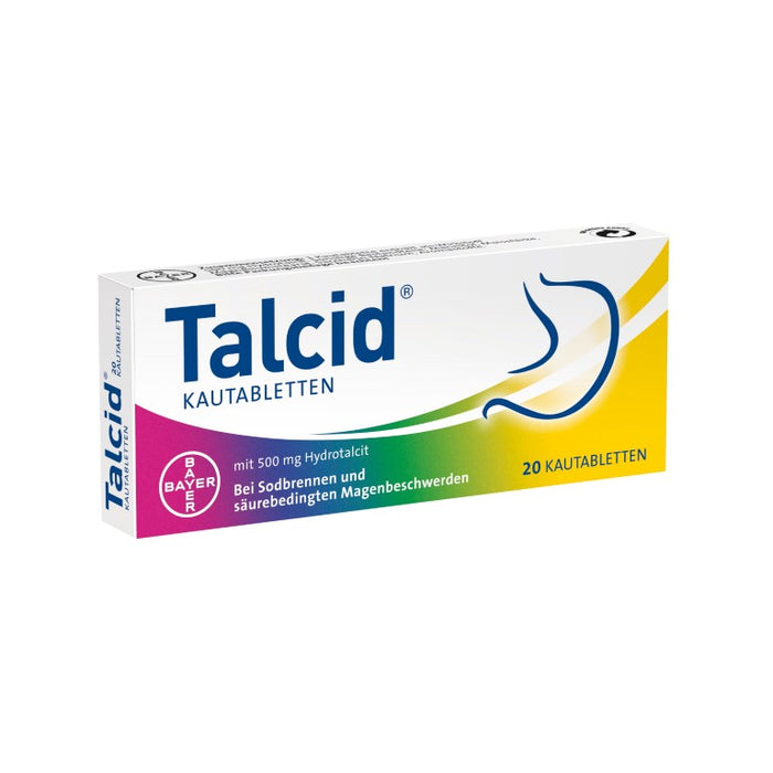 Talcid Kautabletten, 20 pc Tablettes