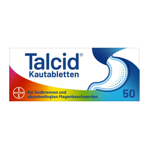 Talcid Kautabletten, 50 St. Tabletten