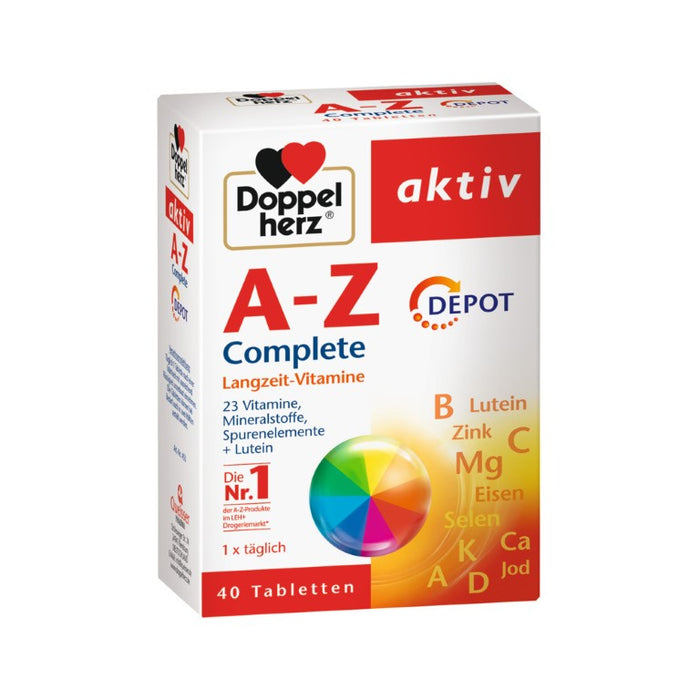 Doppelherz vital A-Z Complete Langzeit-Vitamine Depot-Tabletten, 40 pcs. Tablets