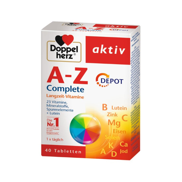 Doppelherz vital A-Z Complete Langzeit-Vitamine Depot-Tabletten, 40 pcs. Tablets