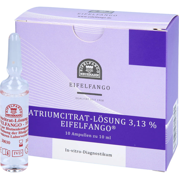 NATRIUM CITRICUM 3,13%, 10X10 ml AMP