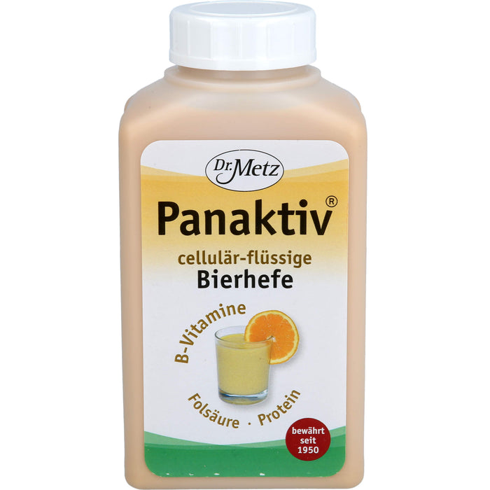 Panaktiv cellulär-flüssige Bierhefe für aktiven Stoffwechsel, 500 ml Lösung