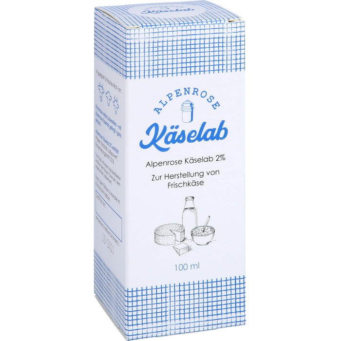 Alpenrose Käselab 2% zur Herstellung von Frischkäse, 100 ml Solution