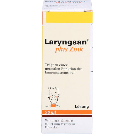 Laryngsan plus Zink Lösung trägt zu einer normalen Funktion des Immunsystems bei, 50 ml Lösung