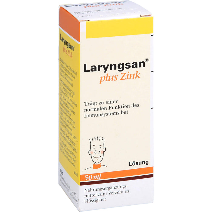 Laryngsan plus Zink Lösung trägt zu einer normalen Funktion des Immunsystems bei, 50 ml Solution