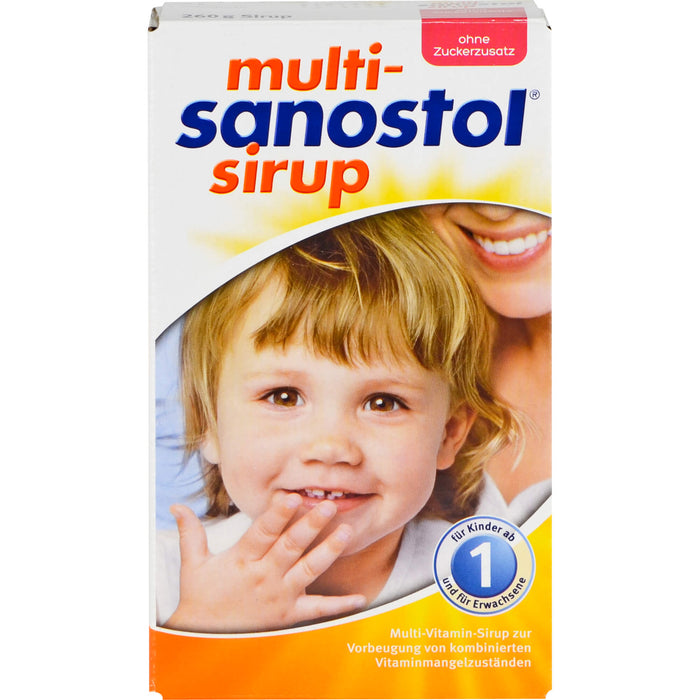 multi-sanostol Sirup ohne Zuckerzusatz, 260 g Solution
