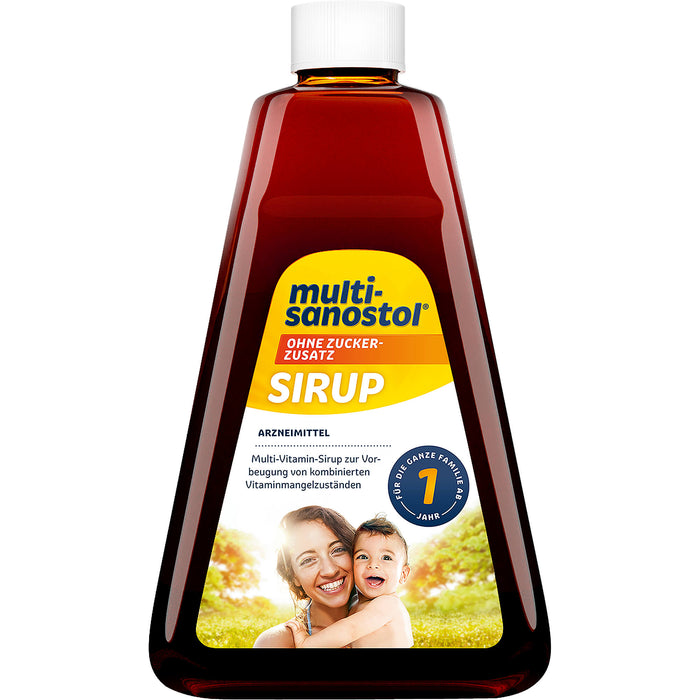 multi-sanostol Sirup ohne Zuckerzusatz, 260 g Solution