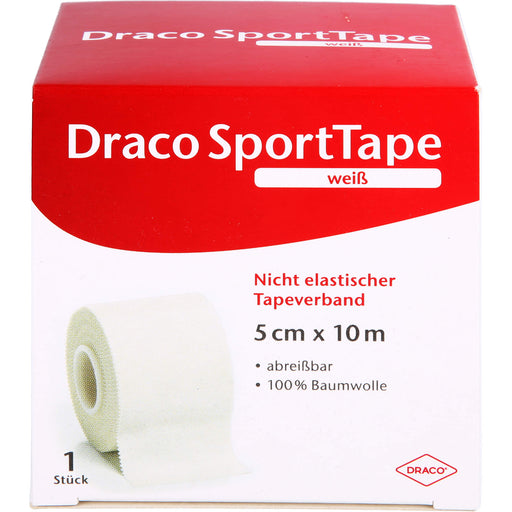 Dracotapeverband 10mx5cm weiss, 1 St VER