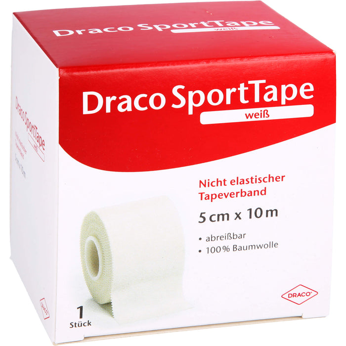 Dracotapeverband 10mx5cm weiss, 1 St VER