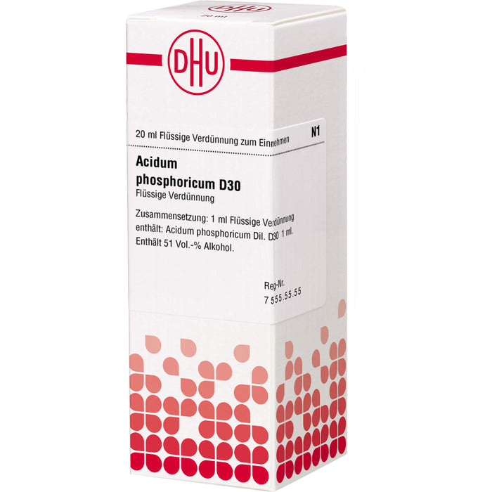 DHU Acidum phosphoricum D30 Dilution, 20 ml Solution