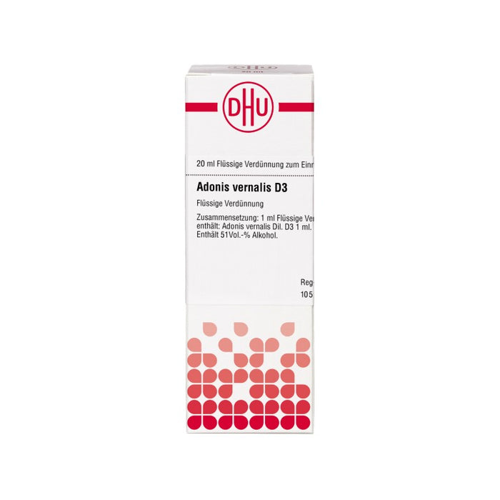 Adonis vernalis D3 DHU Dilution, 20 ml Lösung
