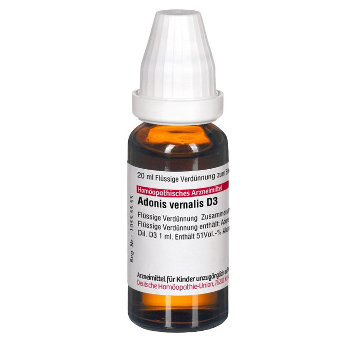 Adonis vernalis D3 DHU Dilution, 20 ml Solution