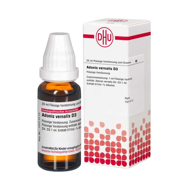 Adonis vernalis D3 DHU Dilution, 20 ml Solution
