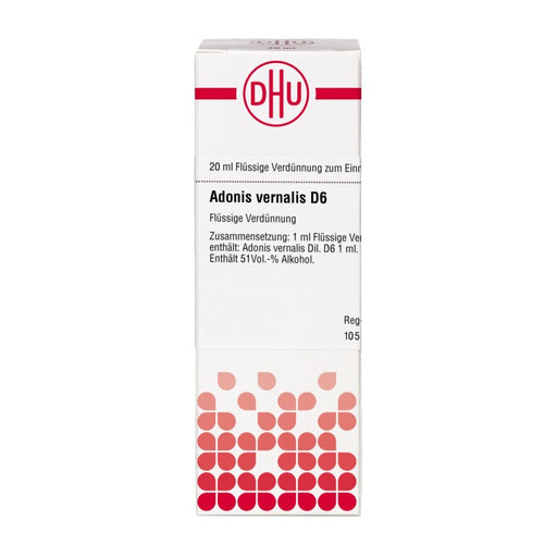 Adonis vernalis D6 DHU Dilution, 20 ml Lösung