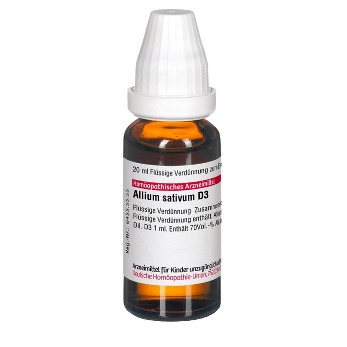 Allium sativum D3 DHU Dilution, 20 ml Solution