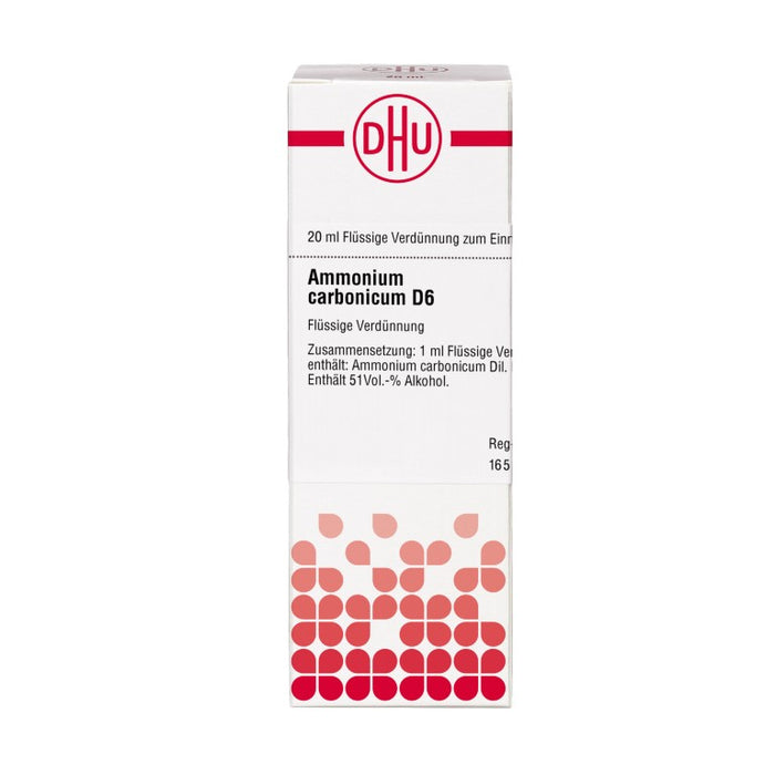 Ammonium carbonicum D6 DHU Dilution, 20 ml Lösung