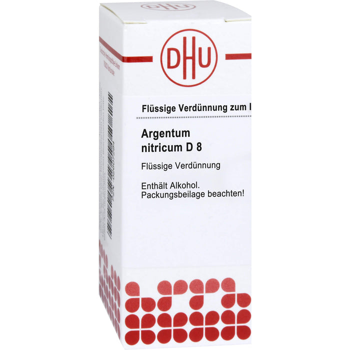 DHU Argentum nitricum D8 Dilution, 20 ml Solution