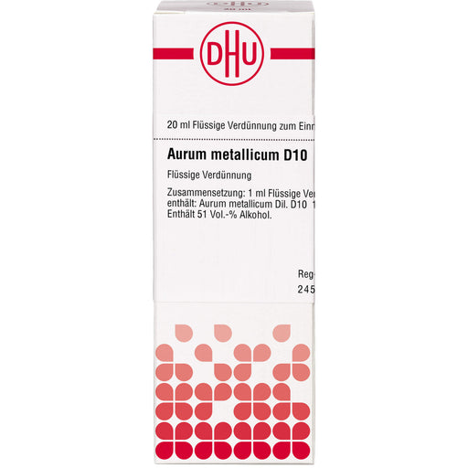 DHU Aurum metallicum D10 Dilution, 20 ml Lösung