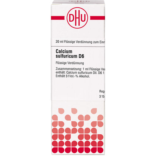 DHU Calcium sulfuricum D6 Dilution, 20 ml Lösung