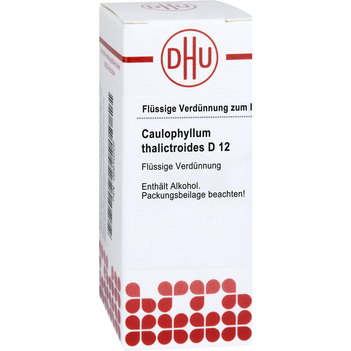 DHU Caulophyllum thalictroides D12 Dilution, 20 ml Solution