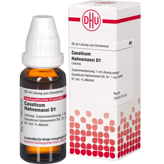 DHU Causticum Hahnemanni Ø Urtinktur, 20 ml Solution