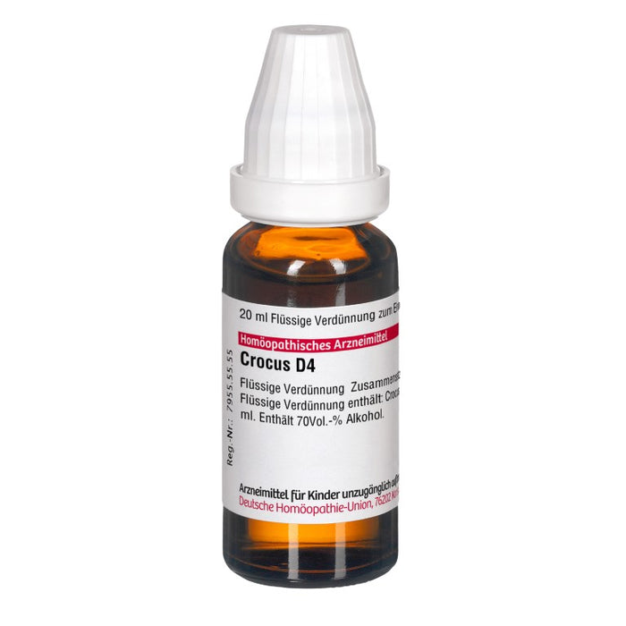 Crocus D4 DHU Dilution, 20 ml Solution