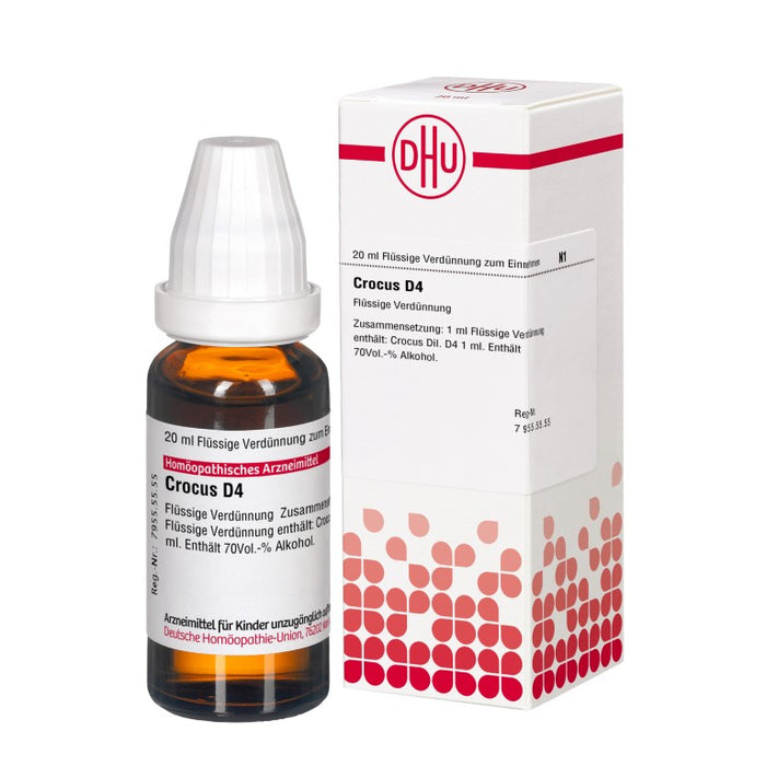 Crocus D4 DHU Dilution, 20 ml Solution