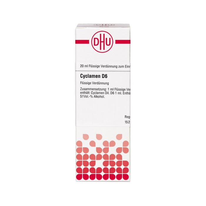Cyclamen D6 DHU Dilution, 20 ml Lösung