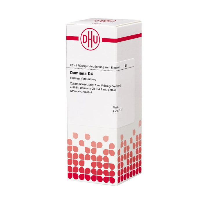 DHU Damiana D4 Dilution, 20 ml Solution