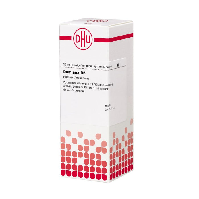 Damiana D6 DHU Dilution, 20 ml Solution