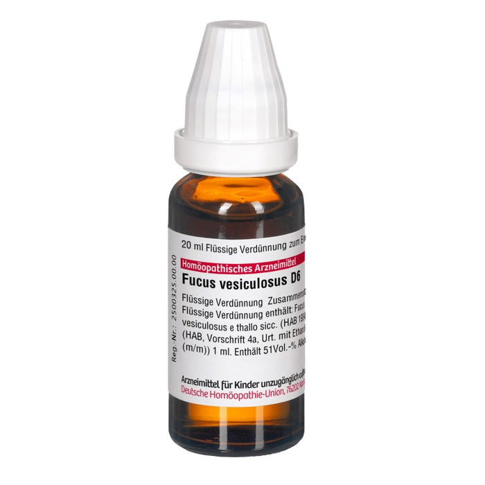 DHU Fucus vesiculosus D6 Dilution, 20 ml Solution