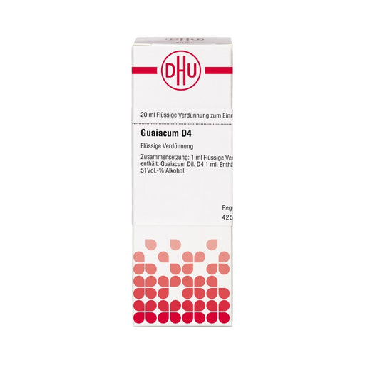 DHU Guaiacum D4 Dilution, 20 ml Lösung