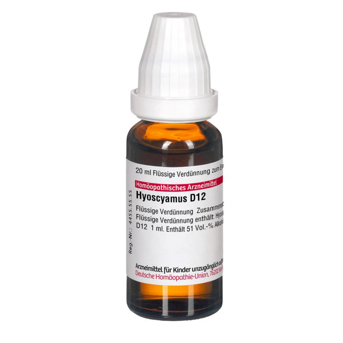 DHU Hyoscyamus D12 Dilution, 20 ml Solution