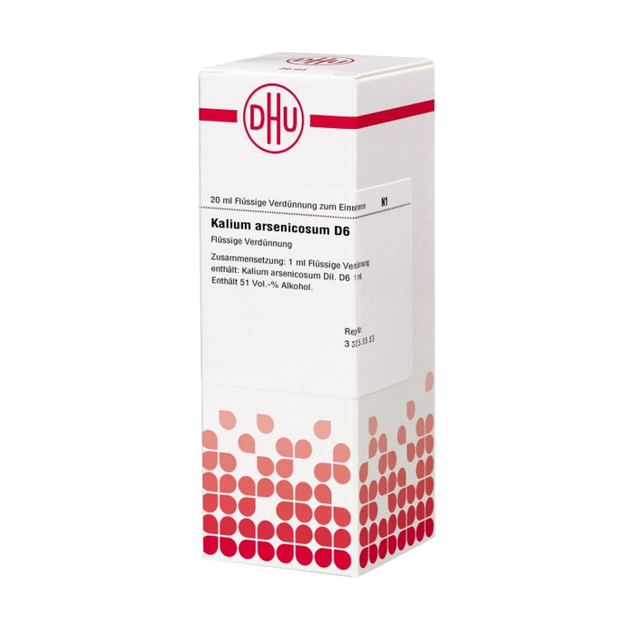 DHU Kalium arsenicosum D6 Dilution, 20 ml Solution